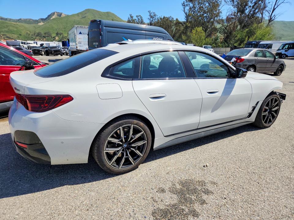2025 BMW I4 VIN WBY33HD07SFU48327 COPART salvage auction — FRONT END, Ca - Salvage Certificate, sold $21,600 on 2026-07-31 (photo 3)