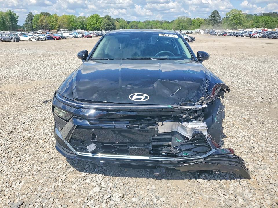 2025 Hyundai Sonata VIN KMHL24JA4SA504789 COPART salvage auction — FRONT END, Id - Salvage Certificate Of Title, sold $5,200 on 2026-07-08 (photo 5)