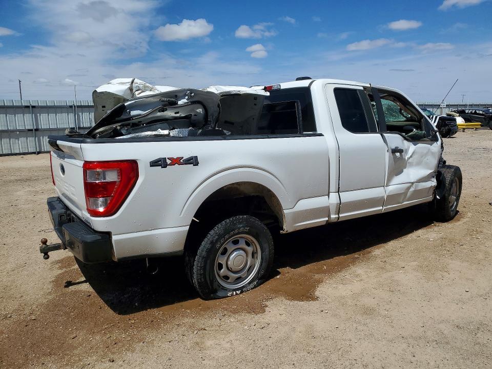 2022 Ford F-150 VIN 1FTFX1E54NKE84055 COPART salvage auction — FRONT END, Tx - Salvage Vehicle Title, sold $1,100 on 2026-07-02 (photo 3)