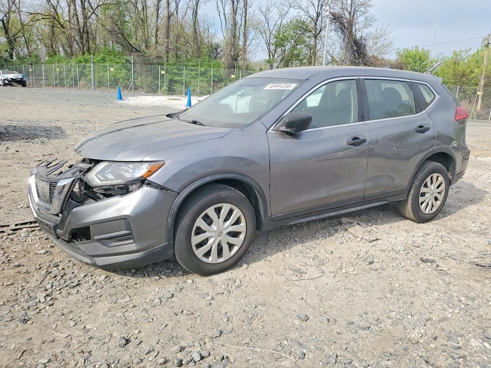 2017 Nissan Rogue VIN KNMAT2MV8HP614245 COPART salvage auction — FRONT END, Md - Cert Of Salvage > 75% Damage, sold $425 on 2026-07-23 (photo 1)