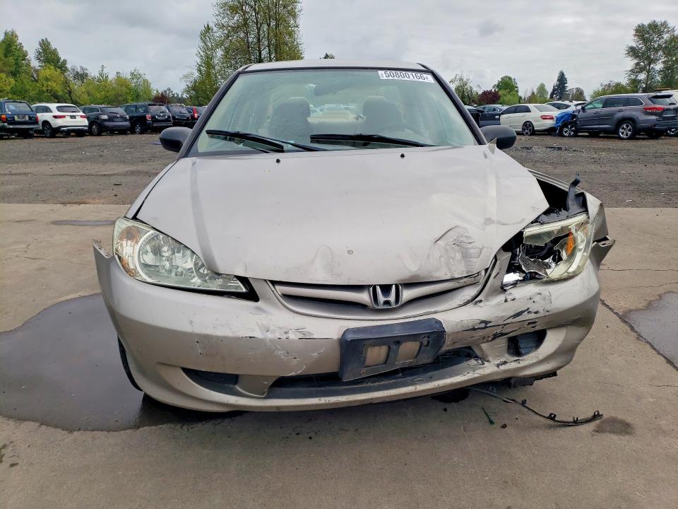 2004 Honda Civic VIN JHMES16514S000302 COPART salvage auction — FRONT END, Or - Lien Papers Salvage, sold $275 on 2026-07-27 (photo 5)