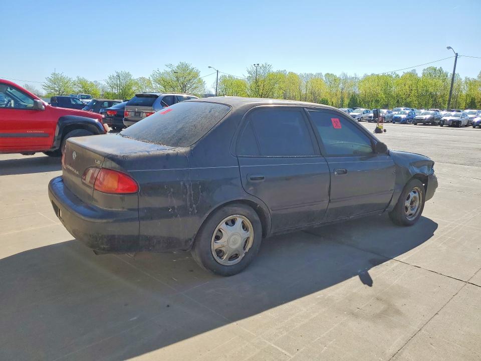 2000 Toyota Corolla VIN 2T1BR12E9YC283898 COPART salvage auction — FRONT END, Tx - Salvage Vehicle Title, sold $350 on 2026-07-09 (photo 3)