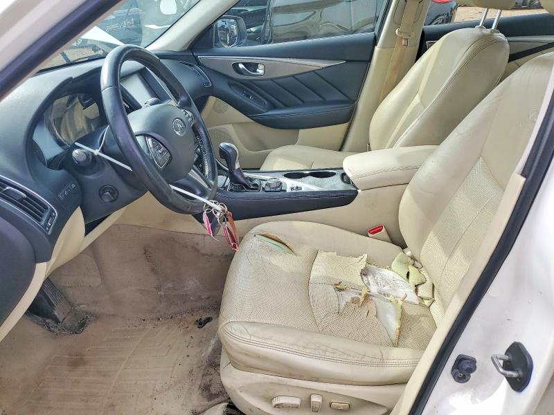 2014 Infiniti Q50 VIN JN1AV7ARXEM700784 COPART salvage auction — FRONT END, Il - Salvage Certificate, sold $575 on 2026-07-14 (photo 7)