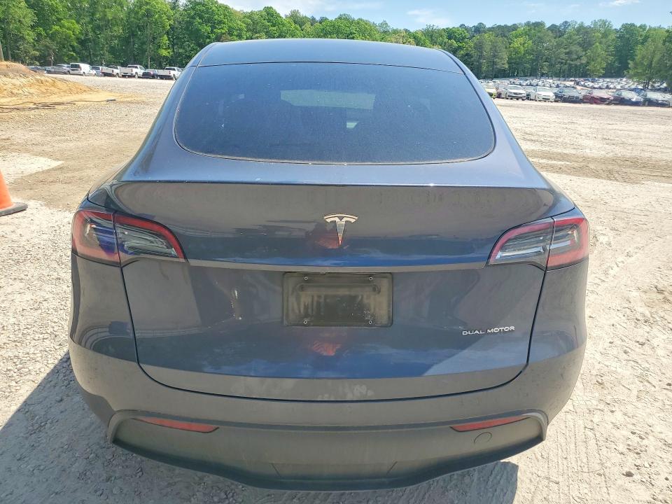 2023 Tesla Model y VIN 7SAYGDEE3PA185036 COPART salvage auction — FRONT END, Nc - Salvage Certificate Of Title, sold $12,100 on 2026-07-17 (photo 6)