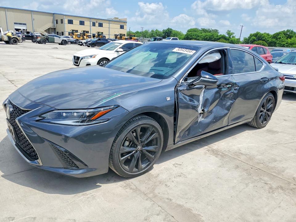 2022 Lexus ES VIN 58AJZ1B13NU133958 COPART salvage auction — SIDE, Tx - Salvage Vehicle Title, sold $20,000 on 2026-07-20 (photo 1)