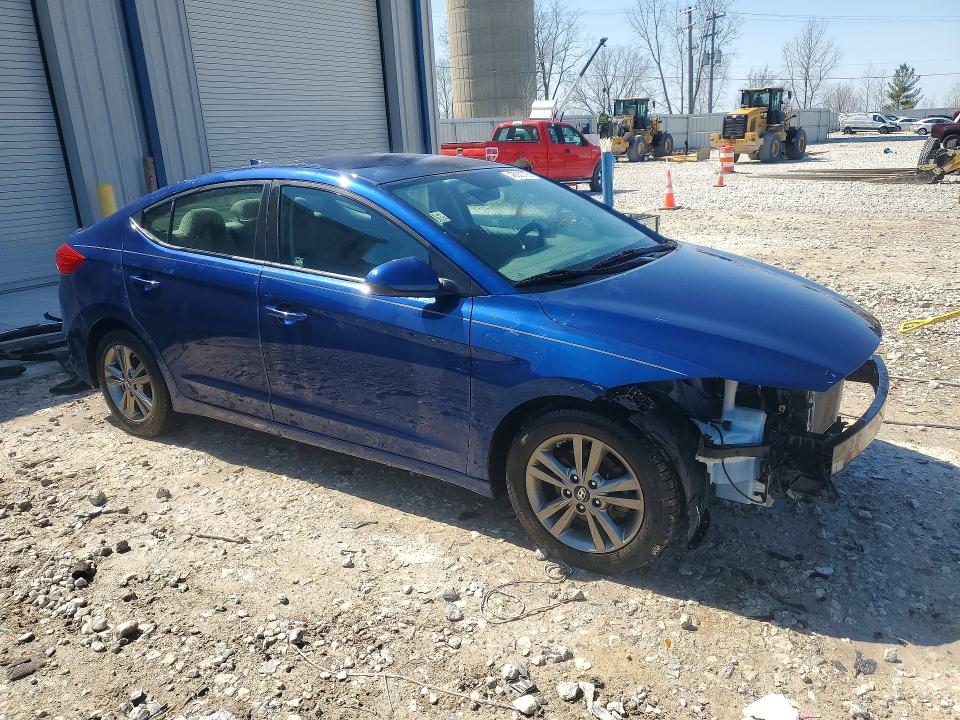 2017 Hyundai Elantra VIN 5NPD84LF6HH115542 COPART salvage auction — FRONT END, Il - Salvage Certificate, sold $1,250 on 2026-07-02 (photo 4)