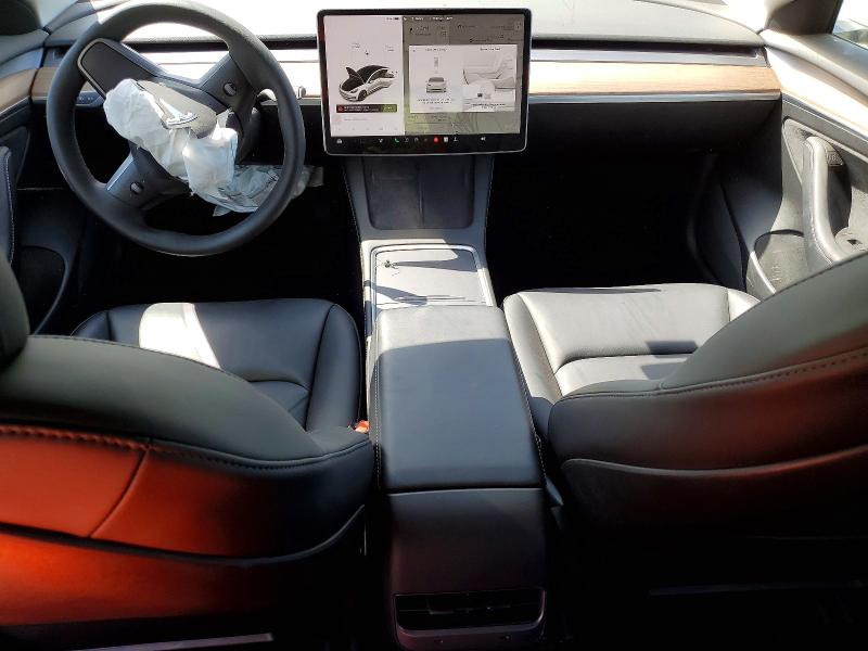 2021 Tesla Model 3 VIN 5YJ3E1EA9MF093971 COPART salvage auction — FRONT END, Ca - Salvage Certificate, sold $4,550 on 2026-07-16 (photo 8)