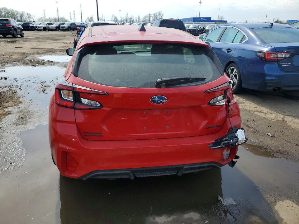 2026 Subaru Impreza VIN JF1GUAFC4T8200577 COPART salvage auction — REAR END, Mi - Cert Of Title-Salvage Vehicle, sold $7,300 on 2026-07-07 (photo 6)