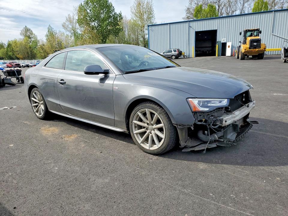 2017 Audi A5 VIN WAUD2AFR2HA000818 COPART salvage auction — FRONT END, OR - SALVAGE TITLE CERTIFICATE, sold $4,450 on 2026-07-06 (photo 4)