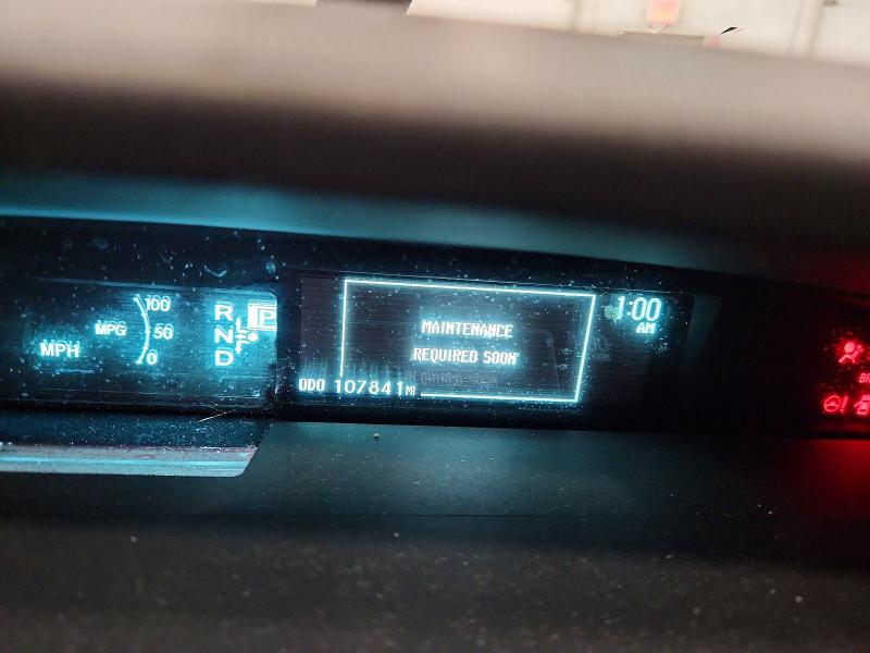 2015 Toyota Prius VIN JTDKN3DU0F1876188 COPART salvage auction — FRONT END, Vt - Cert Of Title-Salvage Vehicle, sold $1,750 on 2026-07-20 (photo 9)