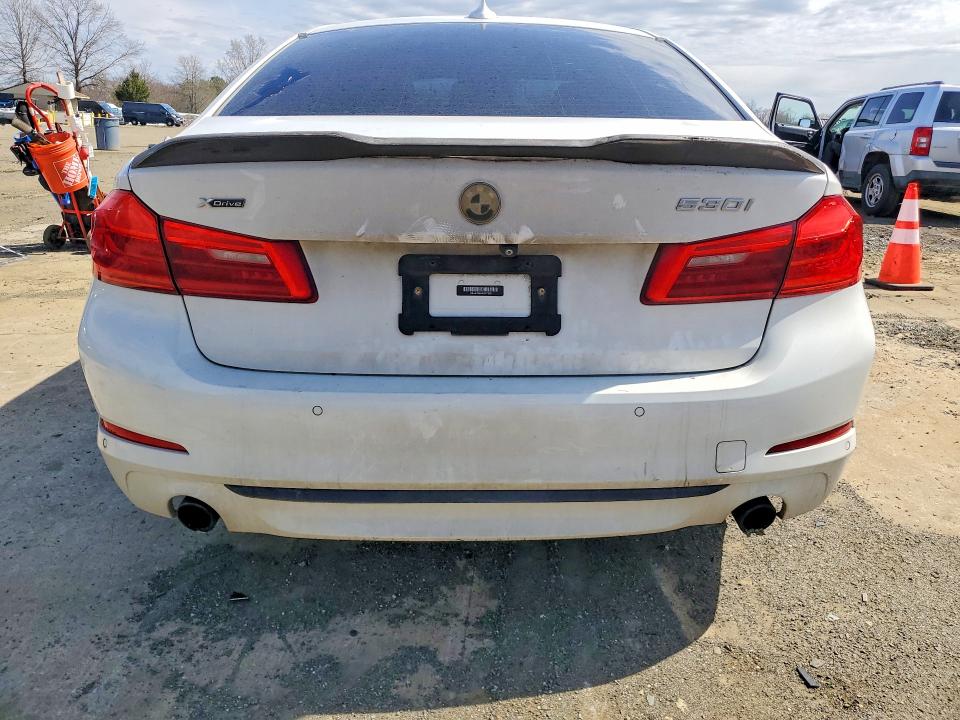 2019 BMW 5 series VIN WBAJA7C50KWW17526 COPART salvage auction — INTERIOR BURN, Wv - Certificate Of Title, sold $6,400 on 2026-07-29 (photo 6)