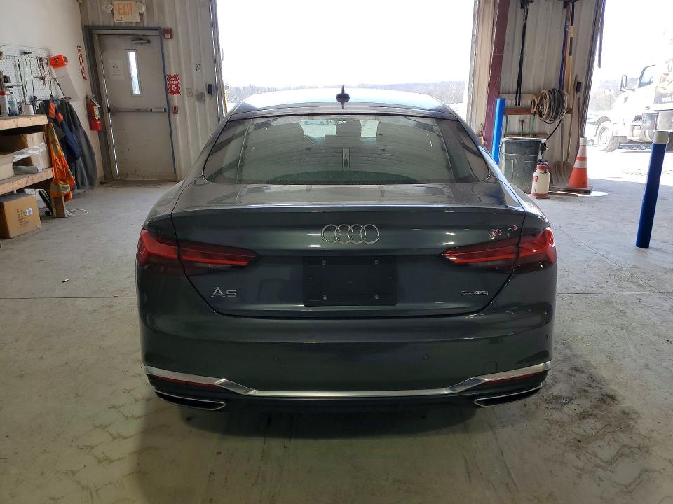 2021 Audi A5 VIN WAUDACF52MA002655 COPART salvage auction — ROOF, MD - CERT OF SALVAGE > 75% DAMAGE, sold $5,700 on 2026-07-24 (photo 6)
