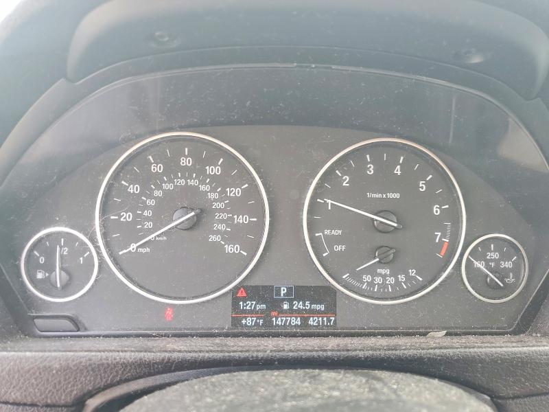 2016 BMW 3er VIN WBA8E1G53GNU10801 COPART salvage auction — FRONT END, Nc - Salvage Certificate Of Title, sold $350 on 2026-07-21 (photo 9)