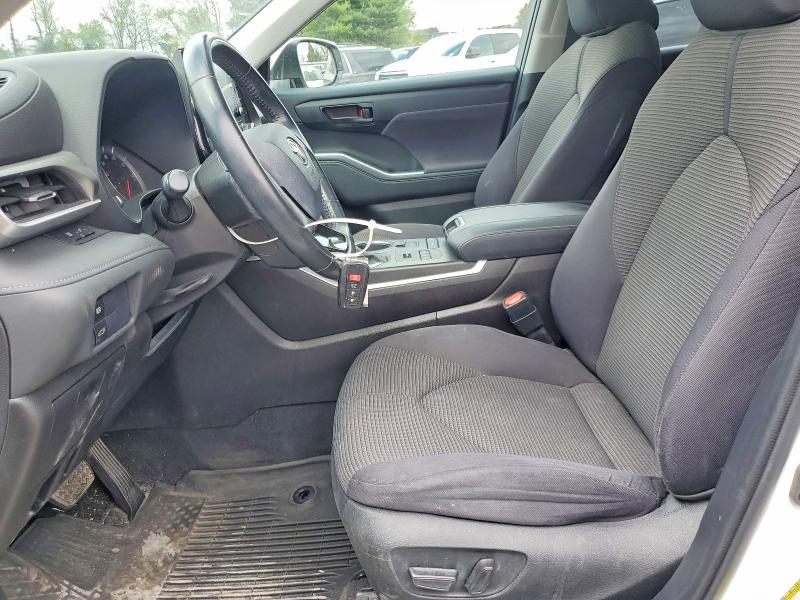 2021 Toyota Highlander VIN 5TDBZRBH8MS533321 COPART salvage auction — FRONT END, MD - CERT OF SALVAGE > 75% DAMAGE, sold $14,000 on 2026-07-06 (photo 7)
