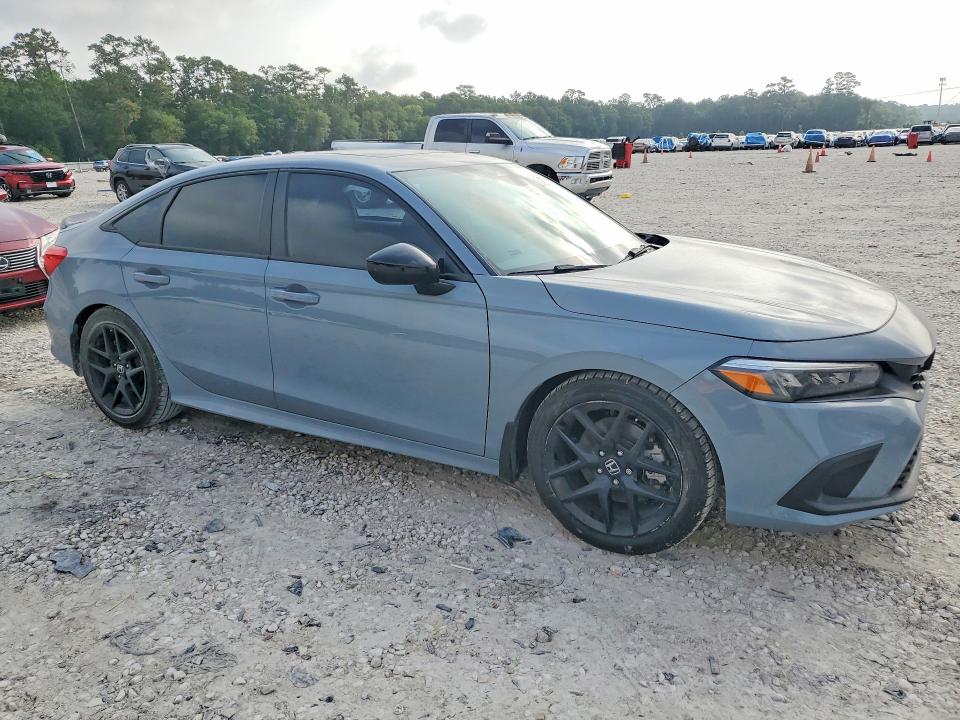 2022 Honda Civic VIN 2HGFE1E53NH471960 COPART salvage auction — SIDE, TX - CERTIFICATE OF TITLE, sold $10,400 on 2026-08-25 (photo 4)