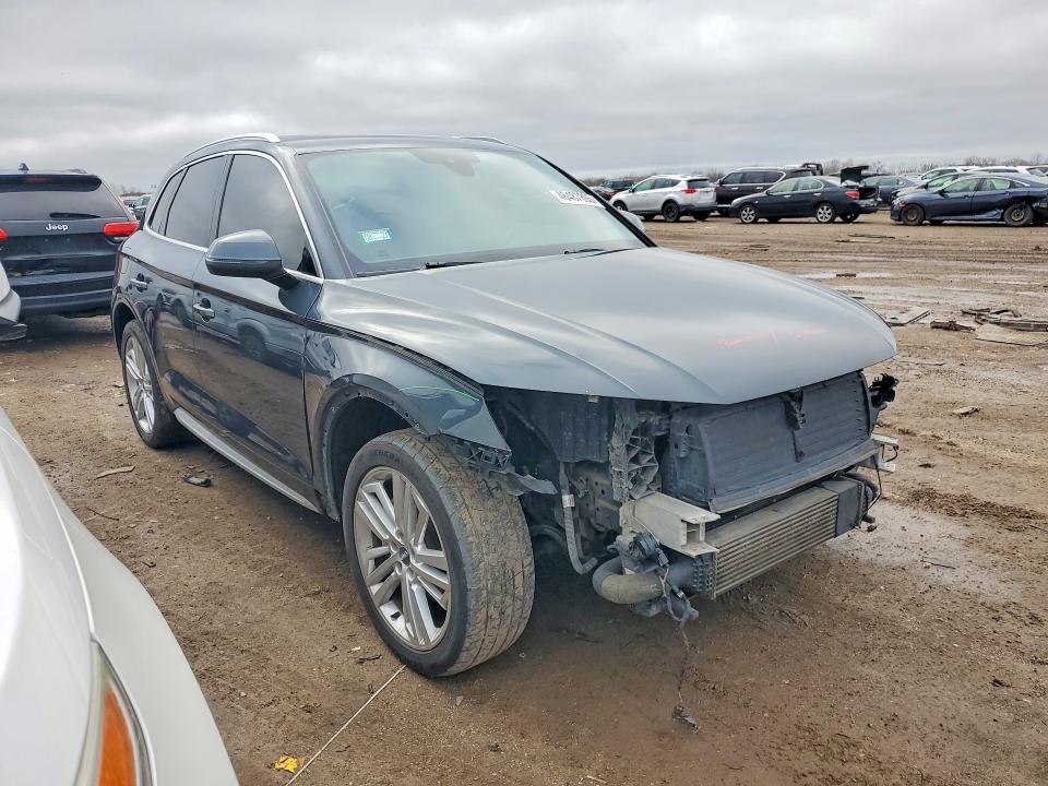 2018 Audi Q5 VIN WA1BNAFY8J2019988 COPART salvage auction — FRONT END, Il - Salvage Certificate, sold $6,300 on 2026-07-02 (photo 4)