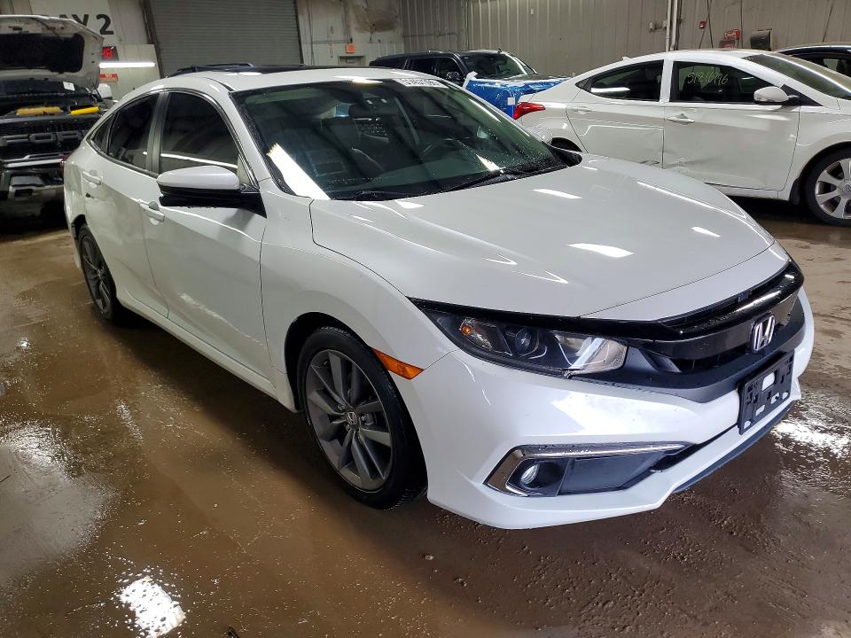 2020 Honda Civic VIN 19XFC1F39LE013253 COPART salvage auction — SIDE, Il - Salvage Certificate, sold $4,900 on 2026-07-09 (photo 4)