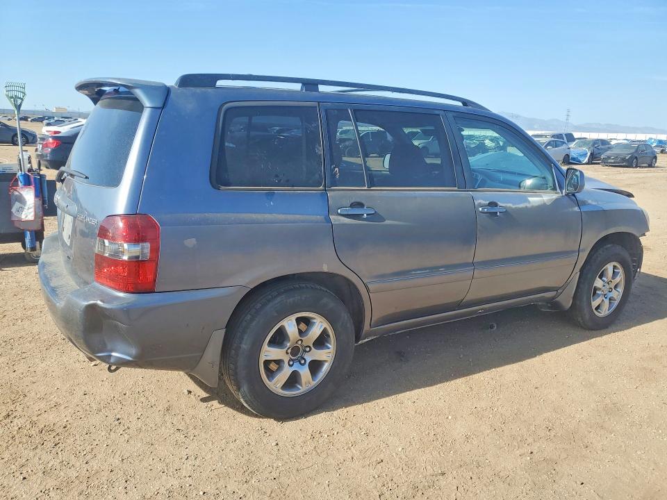 2007 Toyota Highlander VIN JTEDP21AX70129952 COPART salvage auction — FRONT END, CA - SALVAGE CERTIFICATE, sold $500 on 2026-07-20 (photo 3)
