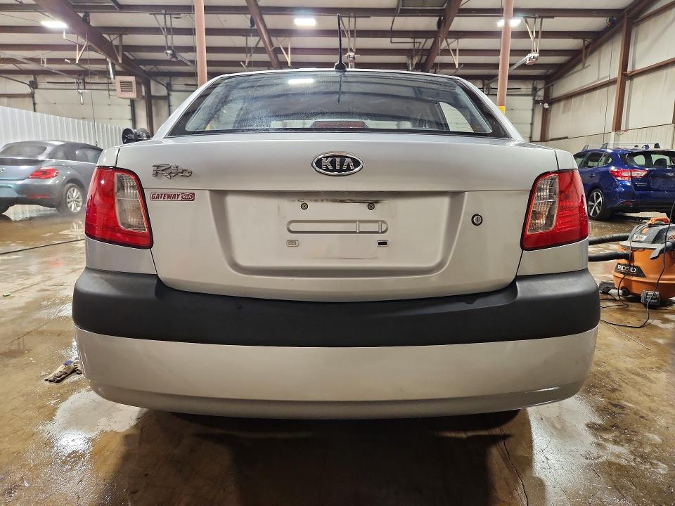 2009 Kia Rio VIN KNADE223396561189 COPART salvage auction — VANDALISM, PA - CERTIFICATE OF SALVAGE, sold $275 on 2026-07-10 (photo 6)