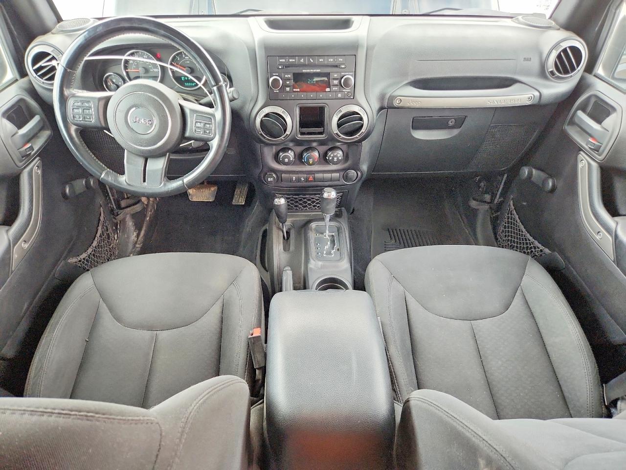 2016 Jeep Wrangler Unlimited VIN 1C4BJWDG7GL103053 COPART salvage auction — Normal Wear, TX - CERT OF TITLE-REBLT SLVG FLOOD (P), sold $7,900 on 2026-07-03 (photo 8)