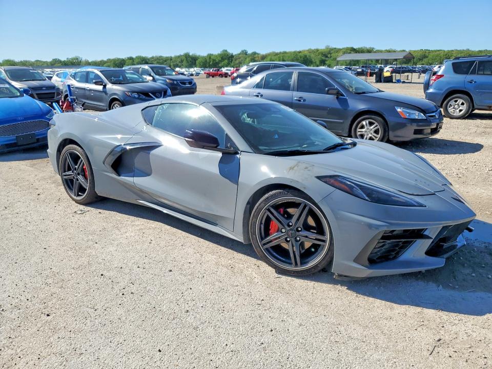 2025 Chevrolet Corvette VIN 1G1YB2D40S5102175 COPART salvage auction — SIDE, Mo - Salvage Certificate Of Title, sold $41,000 on 2026-07-07 (photo 4)