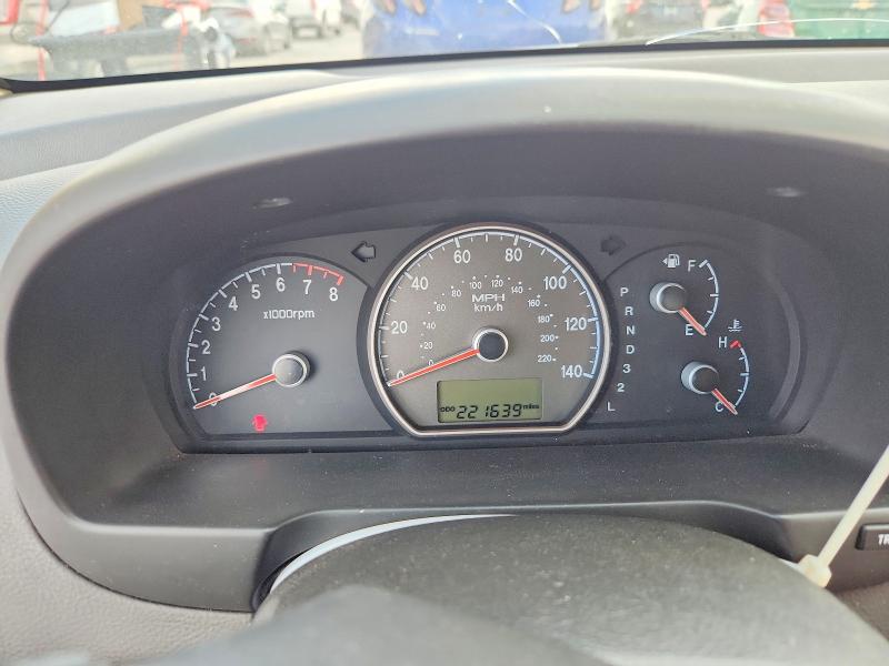 2007 Hyundai Elantra VIN KMHDU46D87U126550 COPART salvage auction — FRONT END, TX - SALVAGE VEHICLE TITLE (P), sold $525 on 2026-07-20 (photo 9)
