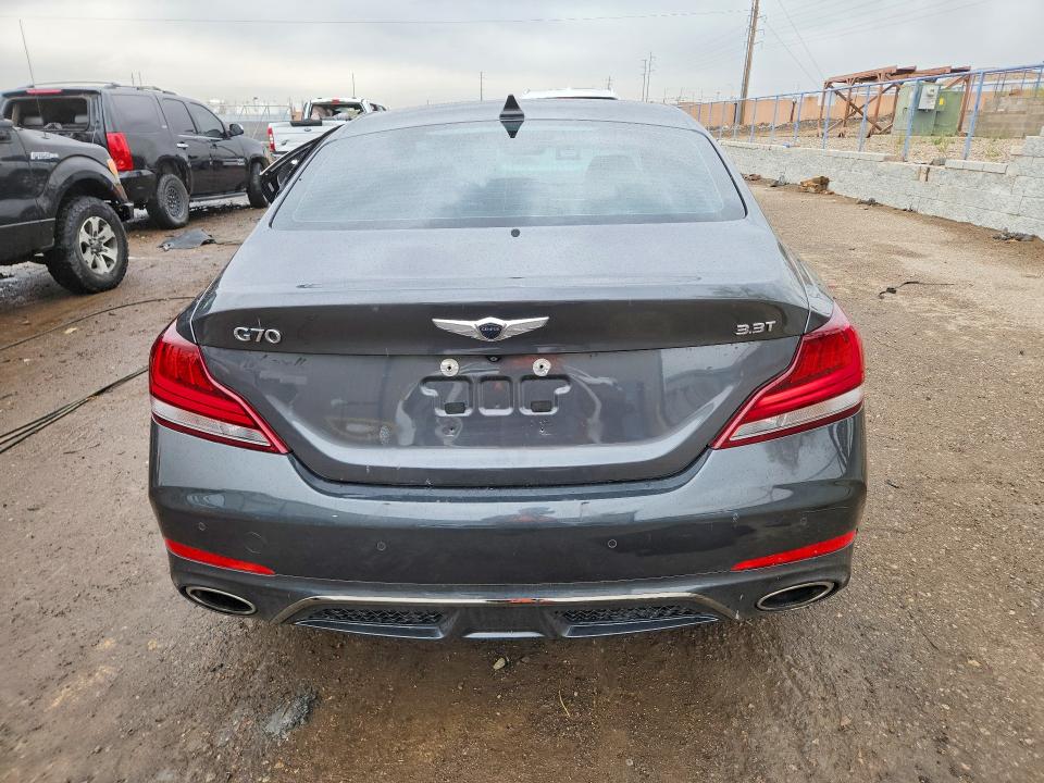 2019 Genesis G70 VIN KMTG34LEXKU031158 COPART salvage auction — SIDE, Nm - Cert Of Title-Salvage, sold $6,600 on 2026-07-16 (photo 6)
