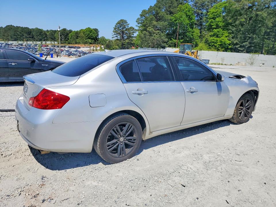 2010 Infiniti G VIN JN1CV6AR2AM254398 COPART salvage auction — FRONT END, Ga - Cert Of Title-Salvage, sold $425 on 2026-07-06 (photo 3)