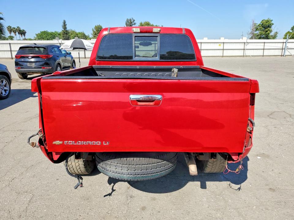 2011 Chevrolet Colorado VIN 1GCHTDFE4B8104323 COPART salvage auction — REAR END, Ca - Non-Repairable Vehicle Cert, sold $1,350 on 2026-07-10 (photo 6)