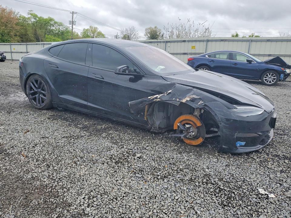 2021 Tesla VIN 5YJSA1E56MF449156 COPART salvage auction — FRONT END, Tn - Salvage Certificate, sold $12,700 on 2026-07-17 (photo 4)