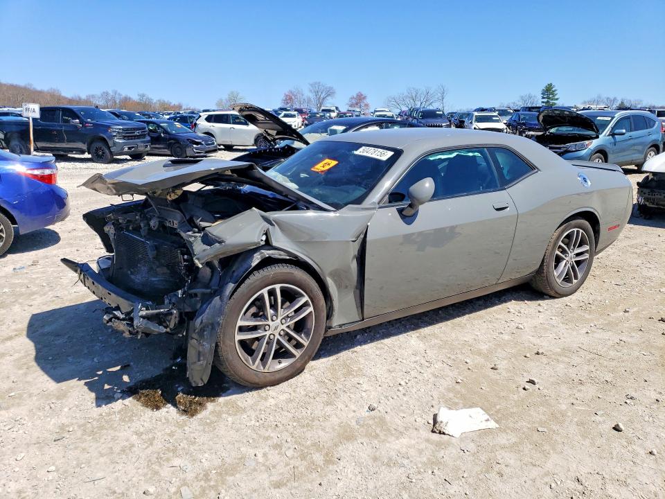 2019 Dodge Challenger VIN 2C3CDZGG3KH629814 COPART salvage auction — FRONT END, Ma - Cert Of Title-Salvage, sold $2,100 on 2026-07-22 (photo 1)