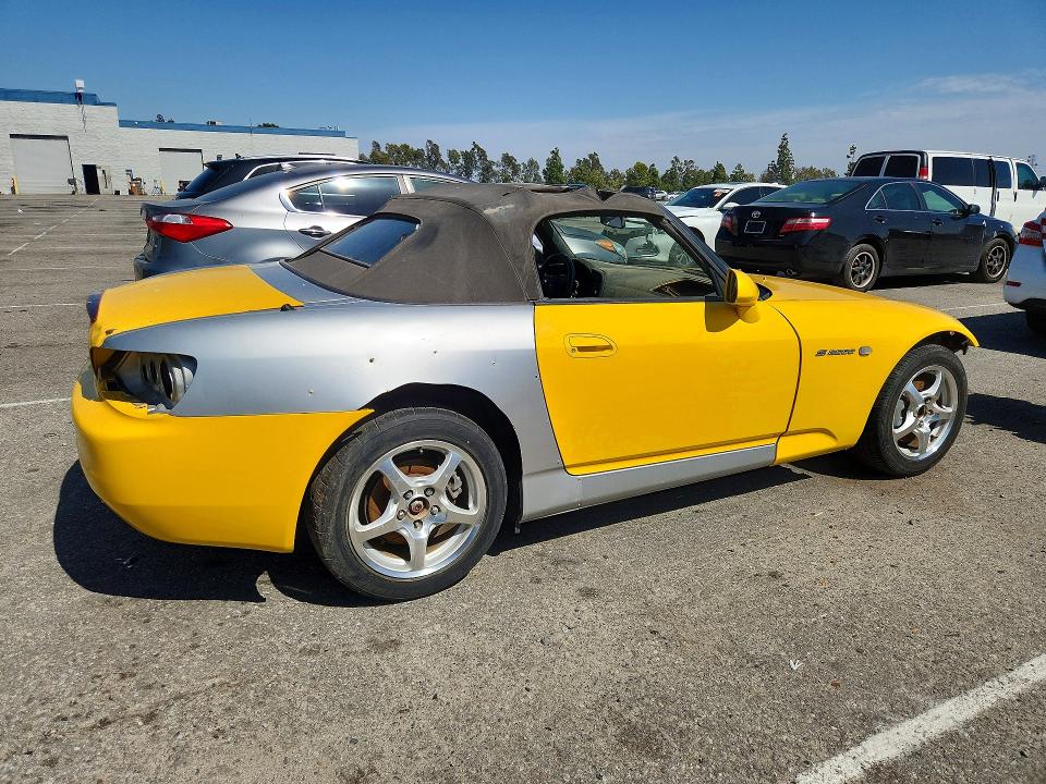 2005 Honda S2000 VIN JHMAP214X5S001857 COPART salvage auction — ALL OVER, Ca - Certificate Of Title (P), sold $675 on 2026-07-02 (photo 3)