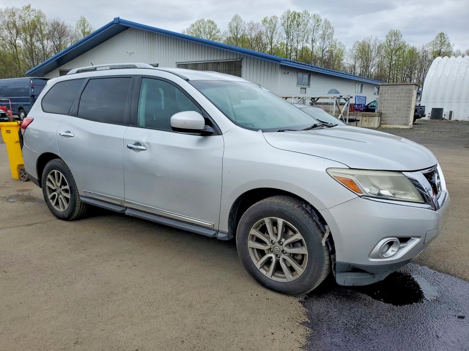 2014 Nissan Pathfinder VIN 5N1AR2MM7EC610532 COPART salvage auction — FRONT END, CT - CERTIFICATE OF TITLE, sold $1,900 on 2026-07-10 (photo 4)