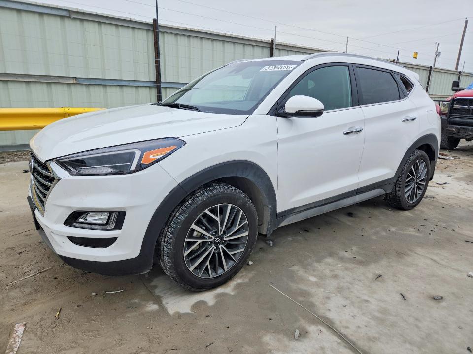 2021 Hyundai VIN KM8J33AL2MU283632 COPART salvage auction — HAIL, Tx - Certificate Of Title, sold $6,400 on 2026-07-24 (photo 1)