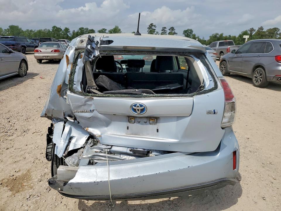 2016 Toyota Prius VIN JTDZN3EU1GJ044860 COPART salvage auction — REAR END, Tx - Salvage Vehicle Title, sold $1,800 on 2026-07-10 (photo 6)