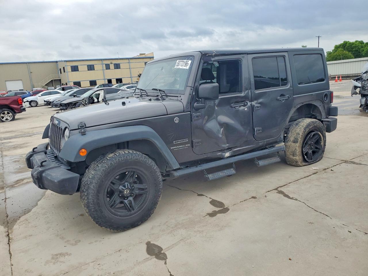 2017 Jeep Wrangler Unlimited VIN 1C4BJWDG5HL520446 COPART salvage auction — Side, WV - SALVAGE CERTIFICATE, sold $5,800 on 2026-07-09 (photo 1)