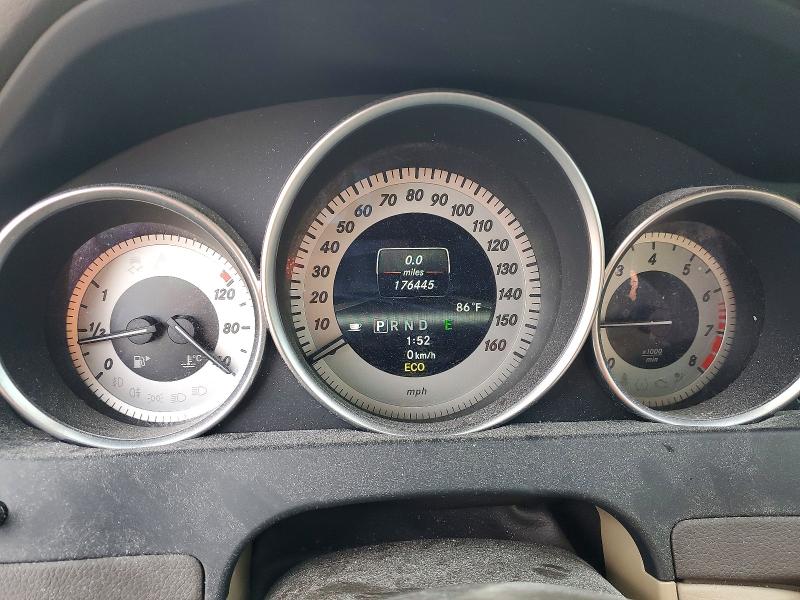 2013 Mercedes-benz C-klasse VIN WDDGF8AB3DA776169 COPART salvage auction — FRONT END, Tx - Salvage Vehicle Title, sold $1,300 on 2026-07-10 (photo 9)