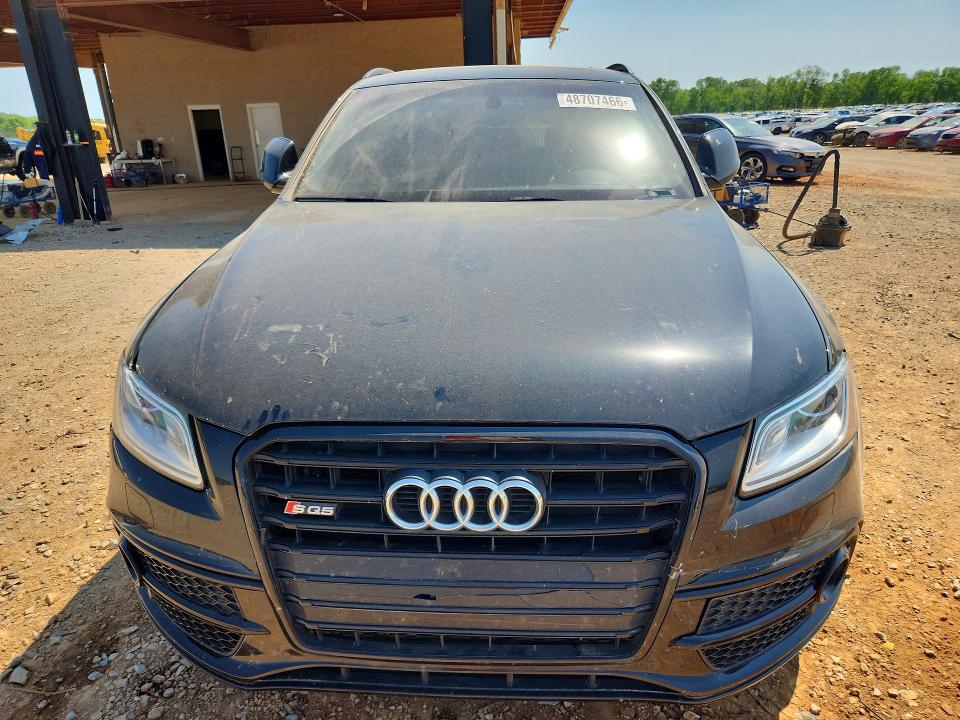 2017 Audi Sq5 VIN WA1CCAFP4HA009413 COPART salvage auction — REAR END, Tx - Salvage Vehicle Title, sold $6,200 on 2026-07-08 (photo 5)