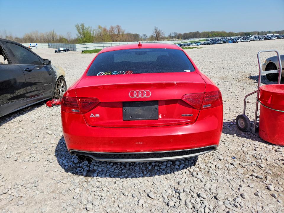 2016 Audi A5 VIN WAUM2AFR6GA027857 COPART salvage auction — FRONT END, MI - CERTIFICATE OF TITLE, sold $1,550 on 2026-07-02 (photo 6)