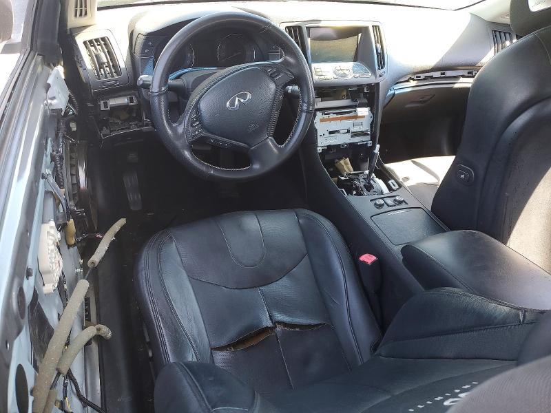 2009 Infiniti G VIN JNKCV66E49M721558 COPART salvage auction — VANDALISM, Ca - Salvage Certificate, sold $225 on 2026-07-27 (photo 8)