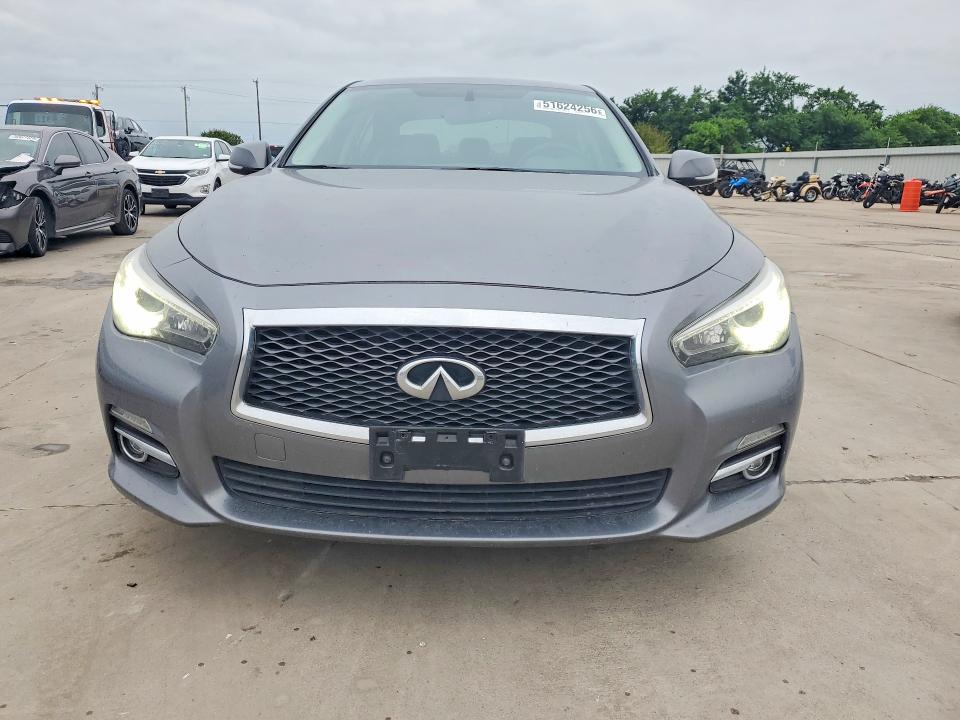 2016 Infiniti Q50 VIN JN1EV7AP7GM305528 COPART salvage auction — REAR END, Tx - Salvage Vehicle Title, sold $4,050 on 2026-07-09 (photo 5)