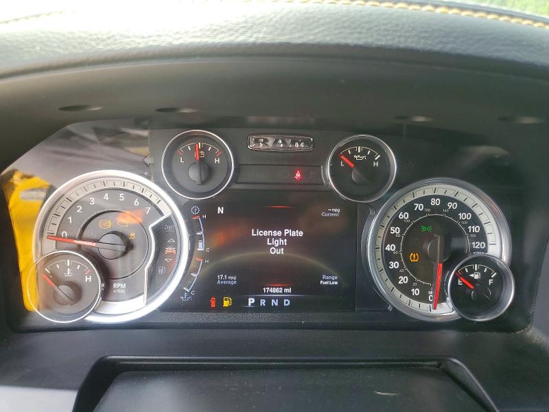 2016 Ram 1500 VIN 1C6RR7MT8GS322577 COPART salvage auction — FRONT END, IN - CERTIFICATE OF TITLE, sold $3,500 on 2026-08-22 (photo 9)