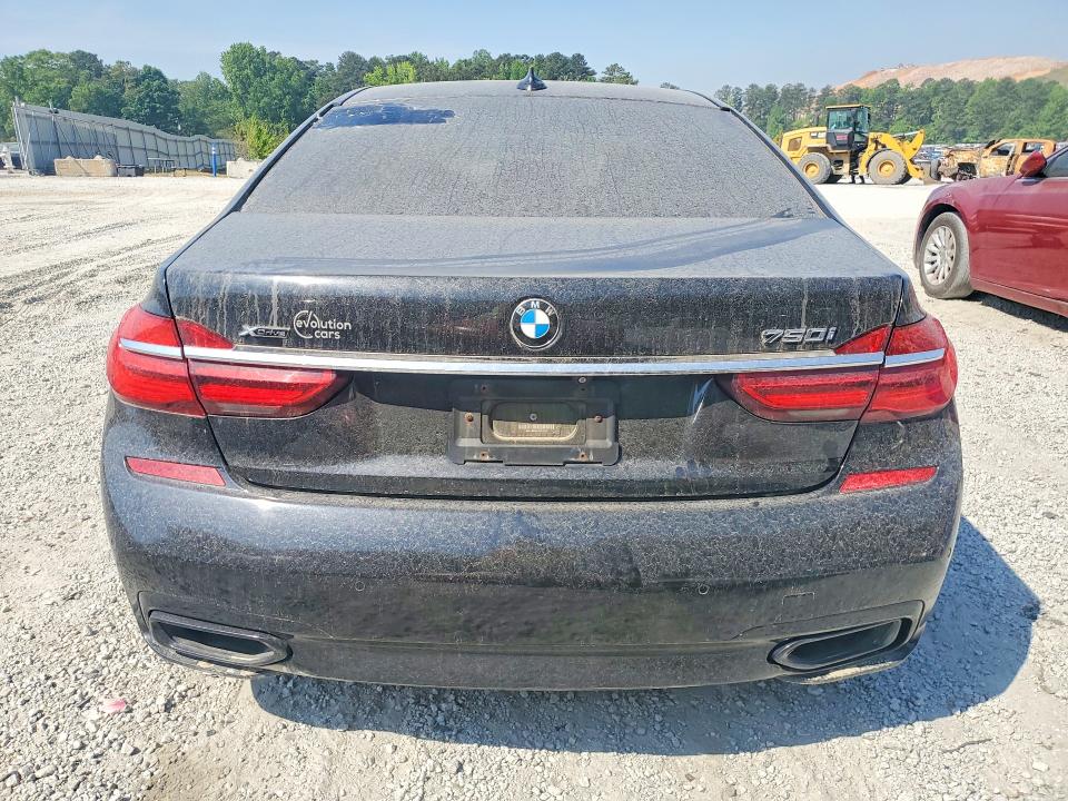 2018 BMW 7er VIN WBA7B0C55JG527229 COPART salvage auction — MECHANICAL, Ga - Certificate Of Title, sold $9,900 on 2026-07-29 (photo 6)