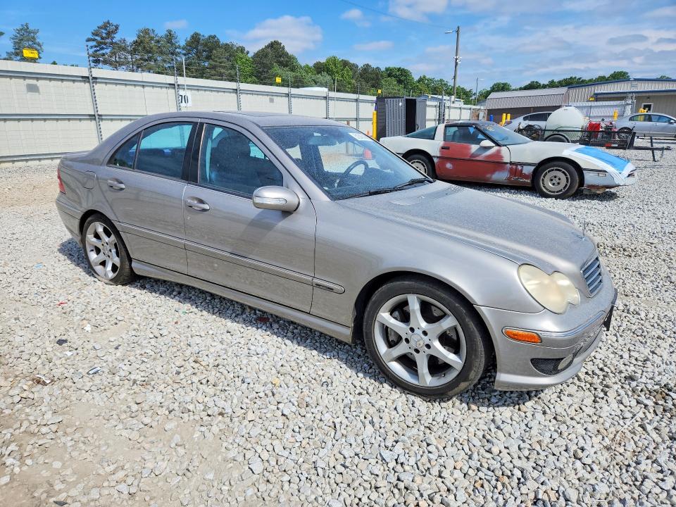 2007 Mercedes-benz C-klasse VIN WDBRF52H77E023342 COPART salvage auction — SIDE, Ga - Cert Of Title-Salvage, sold $400 on 2026-07-09 (photo 4)