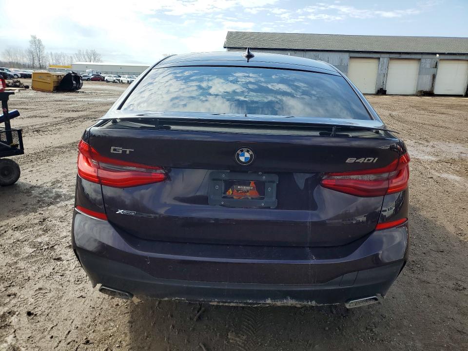 2018 BMW 6er VIN WBAJV6C55JBJ99274 COPART salvage auction — WATER/FLOOD, Mi - Cert Of Title-Flood Vehicle, sold $2,200 on 2026-07-29 (photo 6)