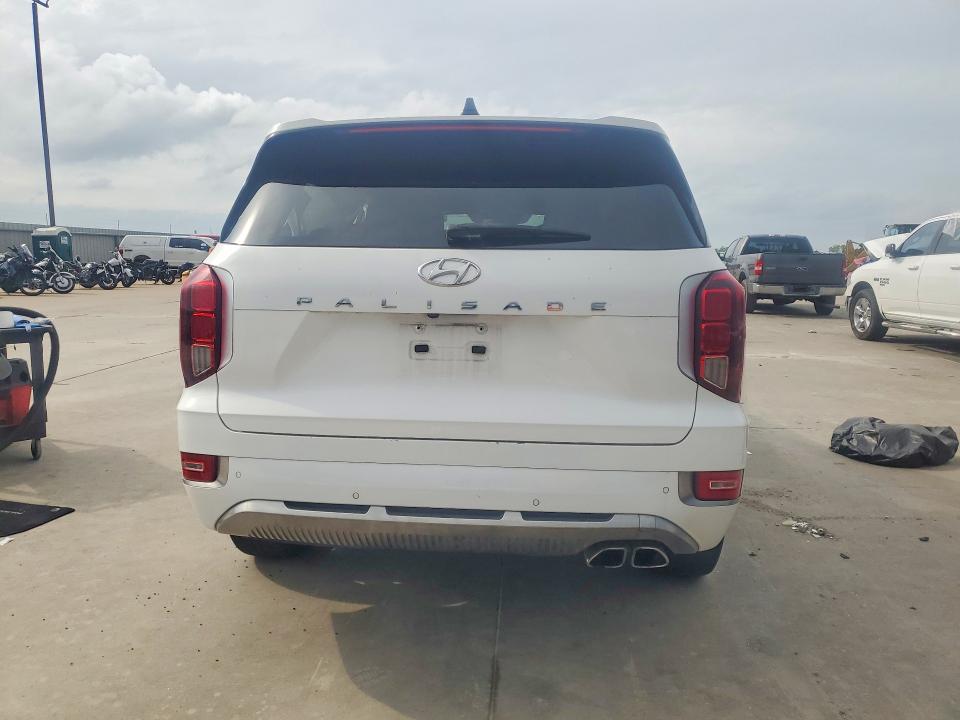 2022 Hyundai Palisade VIN KM8R74HE6NU369242 COPART salvage auction — SIDE, Tx - Salvage Vehicle Title, sold $6,400 on 2026-07-02 (photo 6)