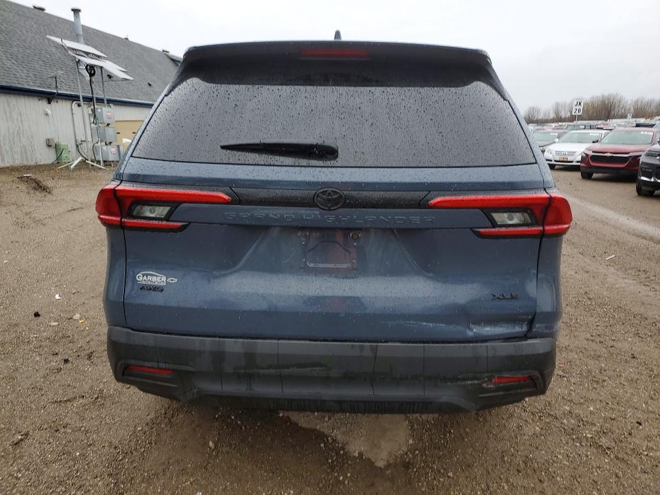 2024 Toyota Highlander VIN 5TDAAAB53RS039983 COPART salvage auction — FRONT END, Mi - Certificate Of Title, sold $22,000 on 2026-07-08 (photo 6)