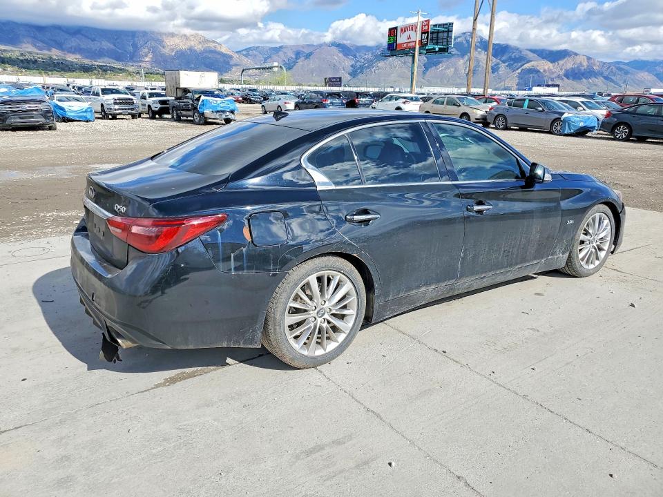 2018 Infiniti Q50 VIN JN1EV7AR4JM442144 COPART salvage auction — UNDERCARRIAGE, Ut - Salvage Certificate, sold $525 on 2026-08-03 (photo 3)