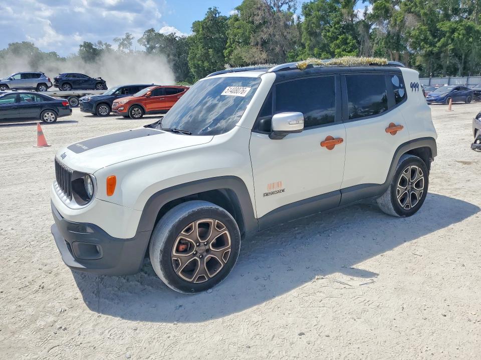 2016 Jeep Renegade VIN ZACCJBDT4GPC67866 COPART salvage auction — REAR END, Ga - Cert Of Title-Salvage, sold $1,850 on 2026-07-14 (photo 1)