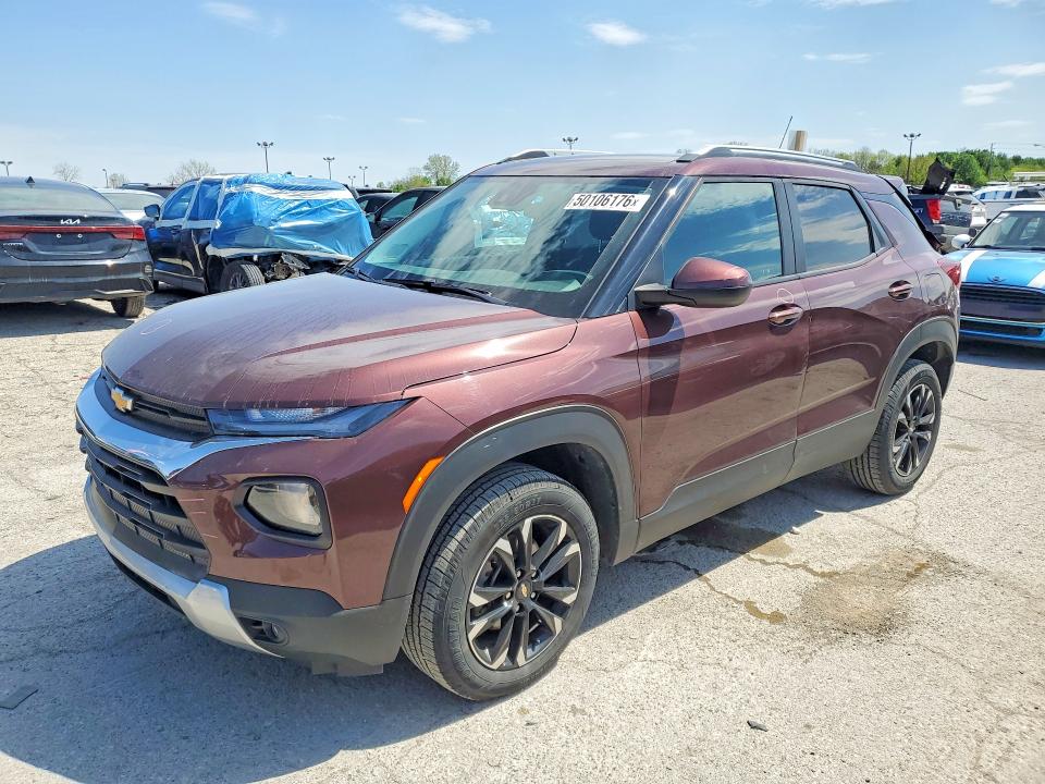 2022 Chevrolet Trailblazer VIN KL79MRSL2NB017804 COPART salvage auction — REAR END, In - Cert Of Title-Salvage Title, sold $3,450 on 2026-07-24 (photo 1)